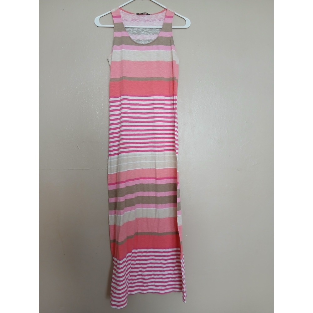 Tommy Bahama Dress XS Midi Tank Beach Cottage Boho Travel Cotton FLAW